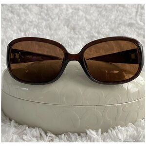 Coach S3002 Dark Brown Sunglasses